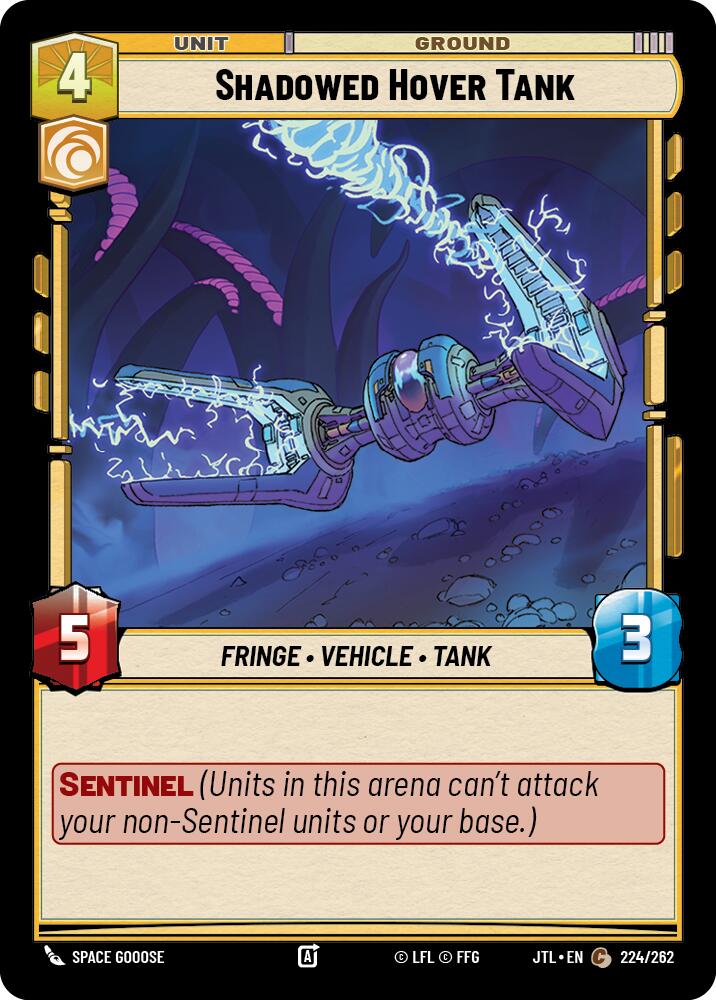 Shadowed Hover Tank (224/262) (224/262) [Jump to Lightspeed] | Jomio and Rueliete's Cards and Comics