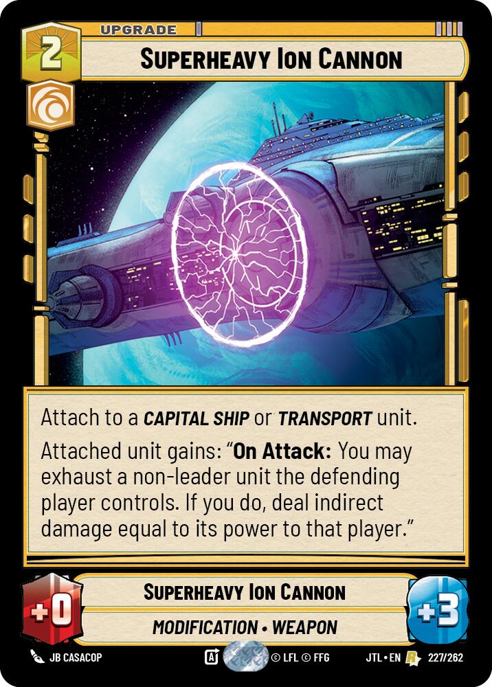 Superheavy Ion Cannon (227/262) (227/262) [Jump to Lightspeed] | Jomio and Rueliete's Cards and Comics