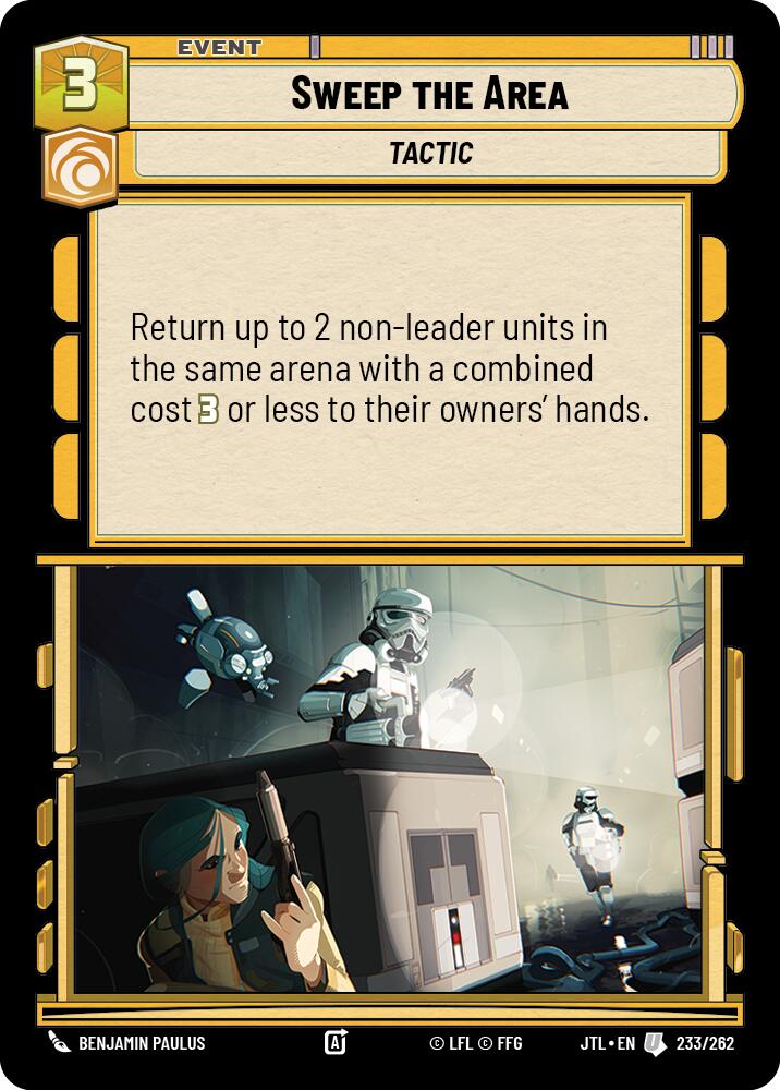 Sweep the Area (233/262) (233/262) [Jump to Lightspeed] | Jomio and Rueliete's Cards and Comics