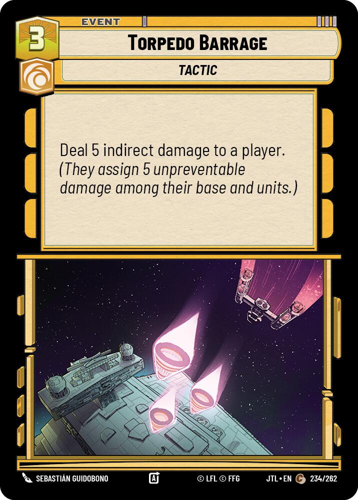 Torpedo Barrage (234/262) (234/262) [Jump to Lightspeed] | Jomio and Rueliete's Cards and Comics
