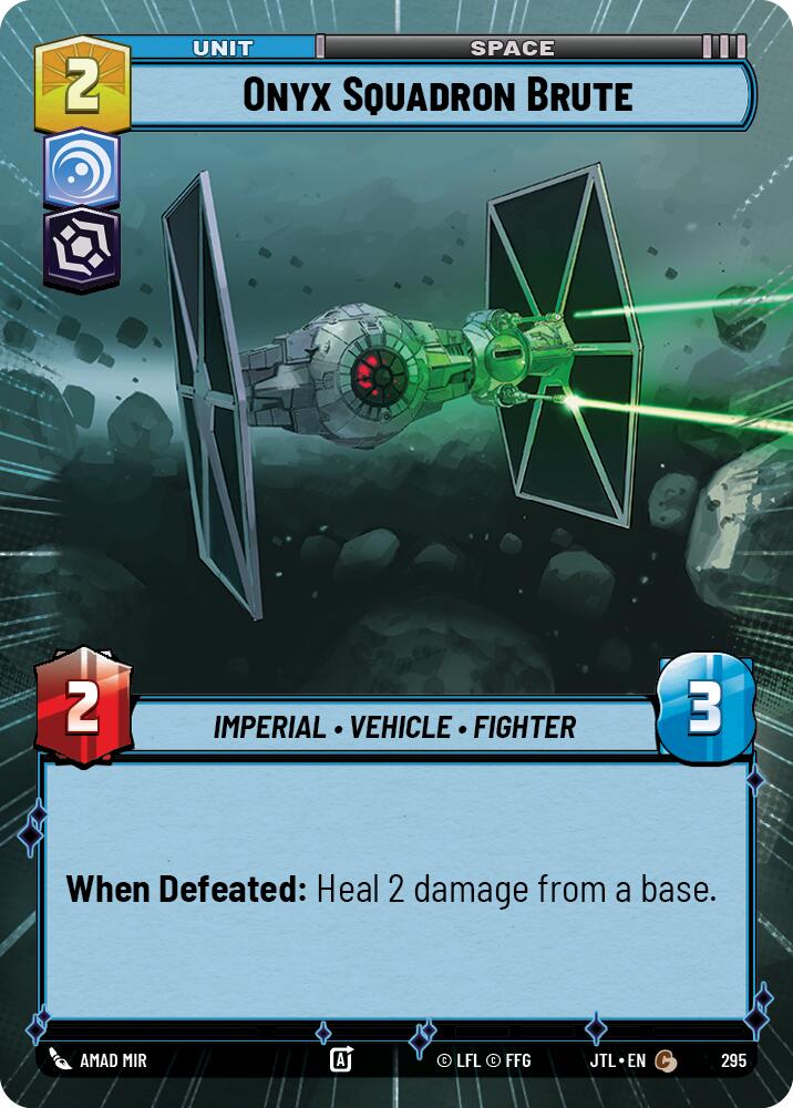 Onyx Squadron Brute (295) (Hyperspace) (295) [Jump to Lightspeed] | Jomio and Rueliete's Cards and Comics
