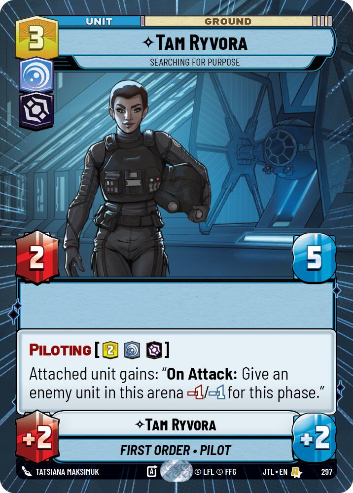 Tam Ryvora - Searching For Purpose (297) (Hyperspace) (297) [Jump to Lightspeed] | Jomio and Rueliete's Cards and Comics