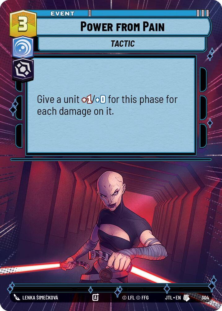 Power from Pain (304) (Hyperspace) (304) [Jump to Lightspeed] | Jomio and Rueliete's Cards and Comics