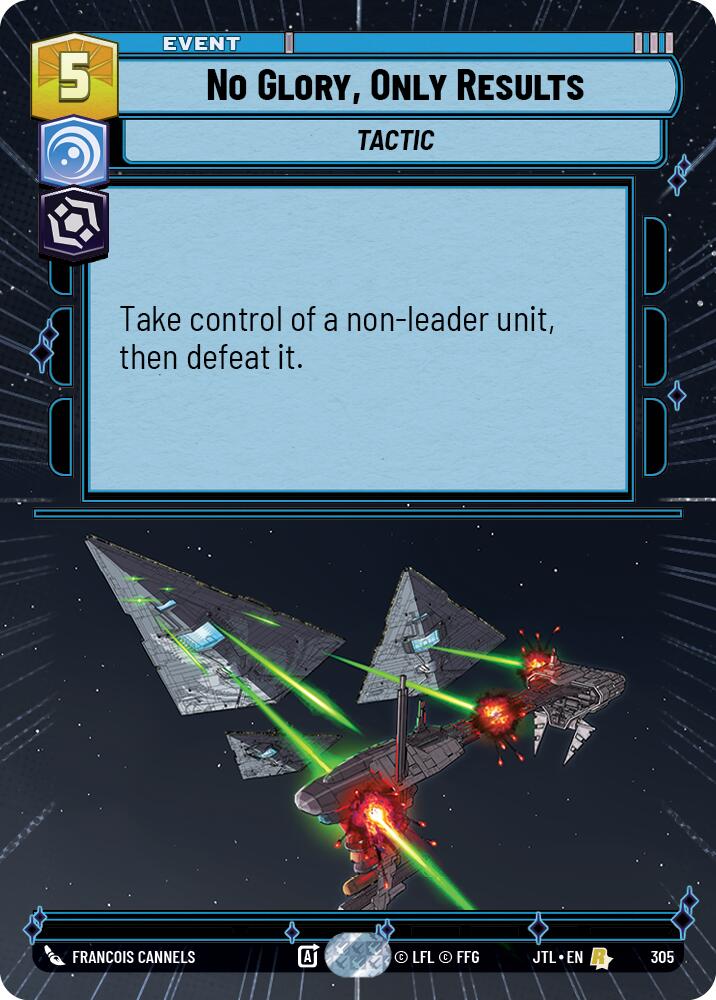No Glory, Only Results (305) (Hyperspace) (305) [Jump to Lightspeed] | Jomio and Rueliete's Cards and Comics