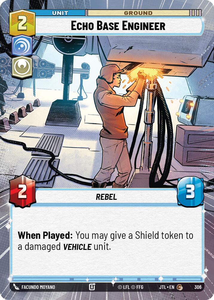 Echo Base Engineer (306) (Hyperspace) (306) [Jump to Lightspeed] | Jomio and Rueliete's Cards and Comics