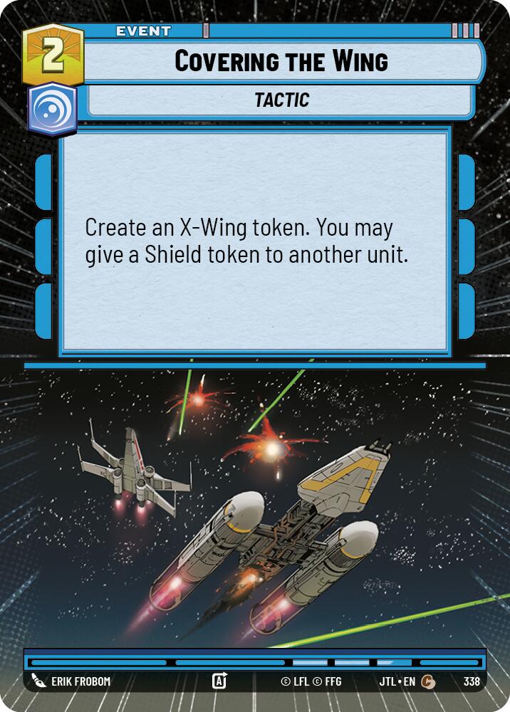 Covering the Wing (338) (Hyperspace) (338) [Jump to Lightspeed] | Jomio and Rueliete's Cards and Comics