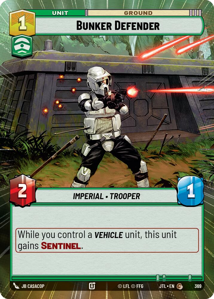 Bunker Defender (369) (Hyperspace) (369) [Jump to Lightspeed] | Jomio and Rueliete's Cards and Comics