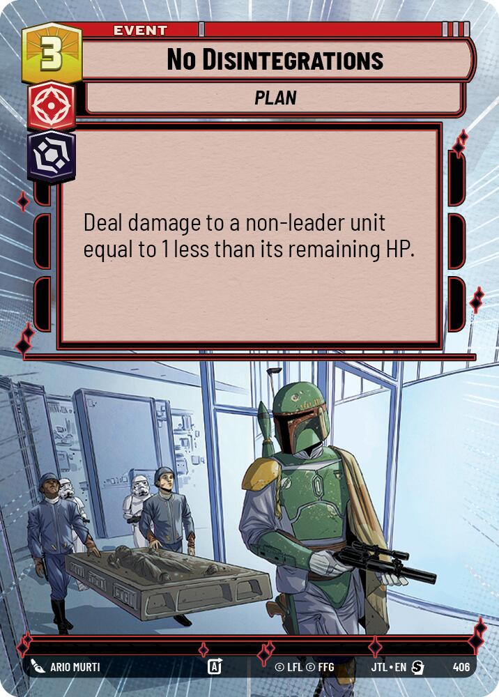 No Disintegrations (406) (Hyperspace) (406) [Jump to Lightspeed] | Jomio and Rueliete's Cards and Comics