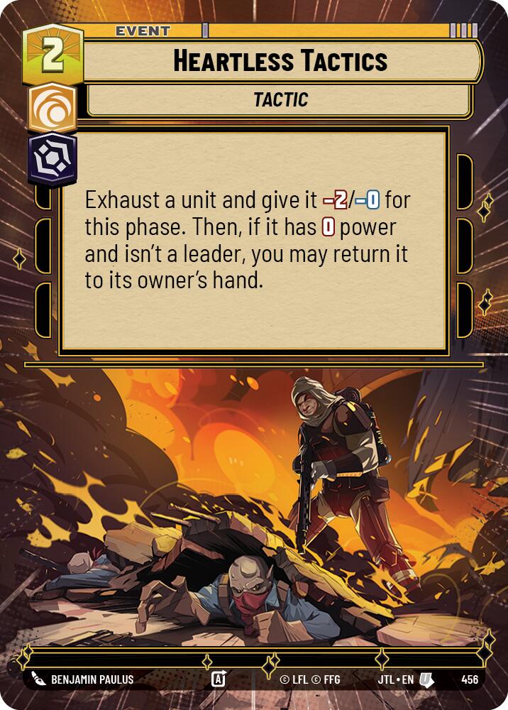 Heartless Tactics (456) (Hyperspace) (456) [Jump to Lightspeed] | Jomio and Rueliete's Cards and Comics