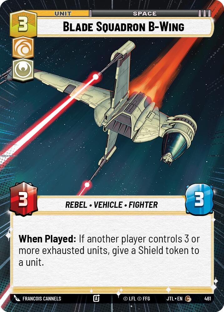 Blade Squadron B-Wing (461) (Hyperspace) (461) [Jump to Lightspeed] | Jomio and Rueliete's Cards and Comics