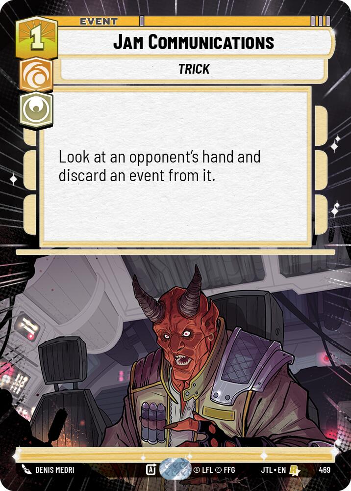 Jam Communications (469) (Hyperspace) (469) [Jump to Lightspeed] | Jomio and Rueliete's Cards and Comics