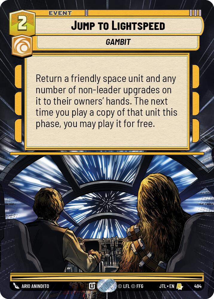 Jump to Lightspeed (494) (Hyperspace) (494) [Jump to Lightspeed] | Jomio and Rueliete's Cards and Comics