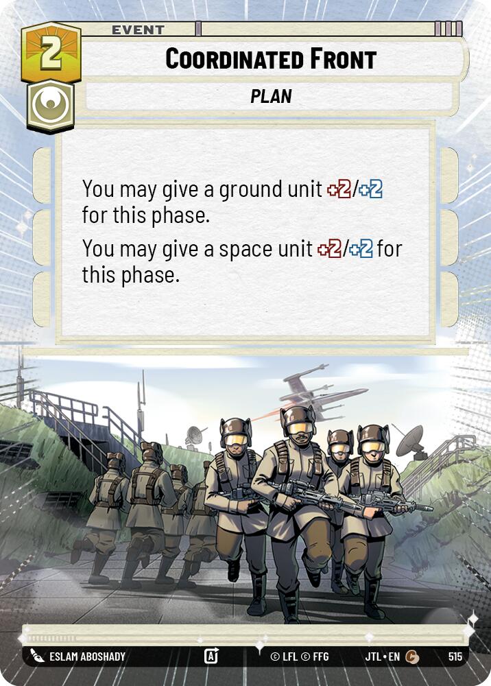 Coordinated Front (515) (Hyperspace) (515) [Jump to Lightspeed] | Jomio and Rueliete's Cards and Comics