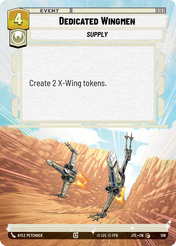 Dedicated Wingmen (516) (Hyperspace) (516) [Jump to Lightspeed] | Jomio and Rueliete's Cards and Comics