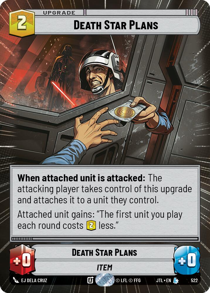 Death Star Plans (522) (Hyperspace) (522) [Jump to Lightspeed] | Jomio and Rueliete's Cards and Comics