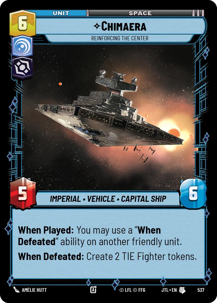 Chimaera - Reinforcing the Center (537) (537) [Jump to Lightspeed] | Jomio and Rueliete's Cards and Comics