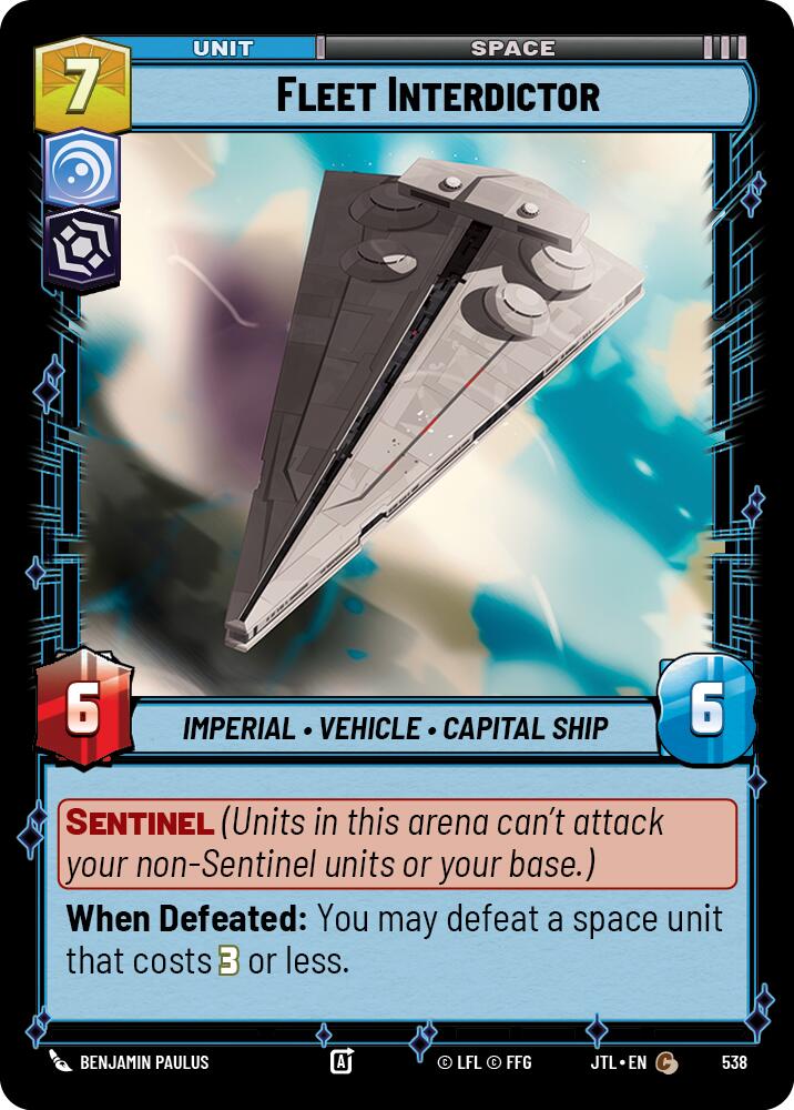 Fleet Interdictor (538) (538) [Jump to Lightspeed] | Jomio and Rueliete's Cards and Comics