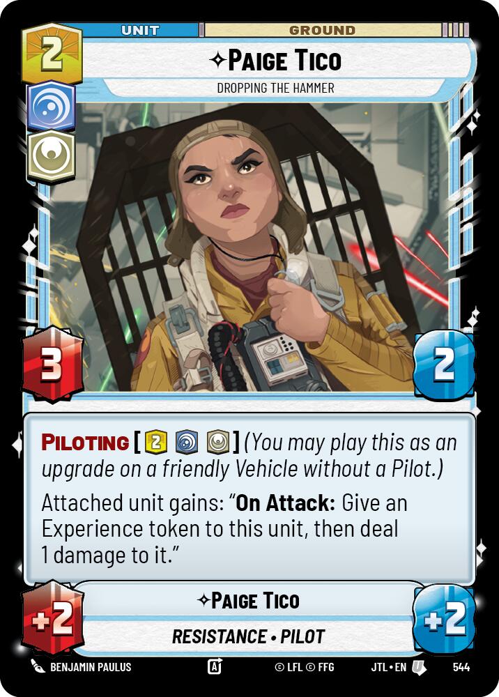 Paige Tico - Dropping the Hammer (544) (544) [Jump to Lightspeed] | Jomio and Rueliete's Cards and Comics