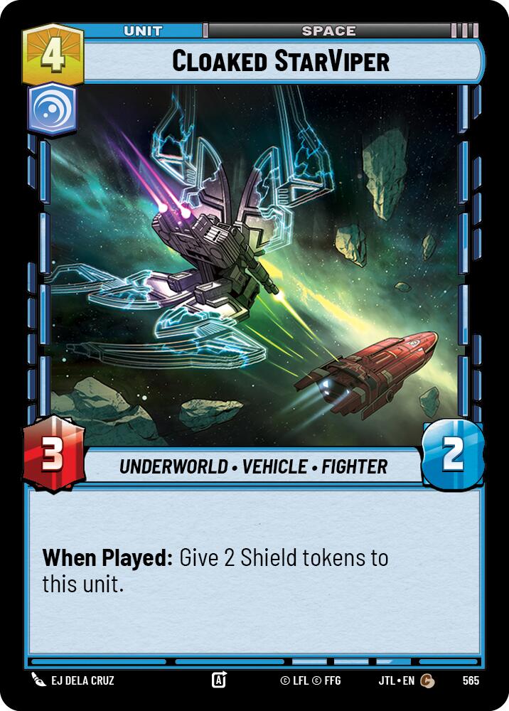 Cloaked StarViper (565) (565) [Jump to Lightspeed] | Jomio and Rueliete's Cards and Comics