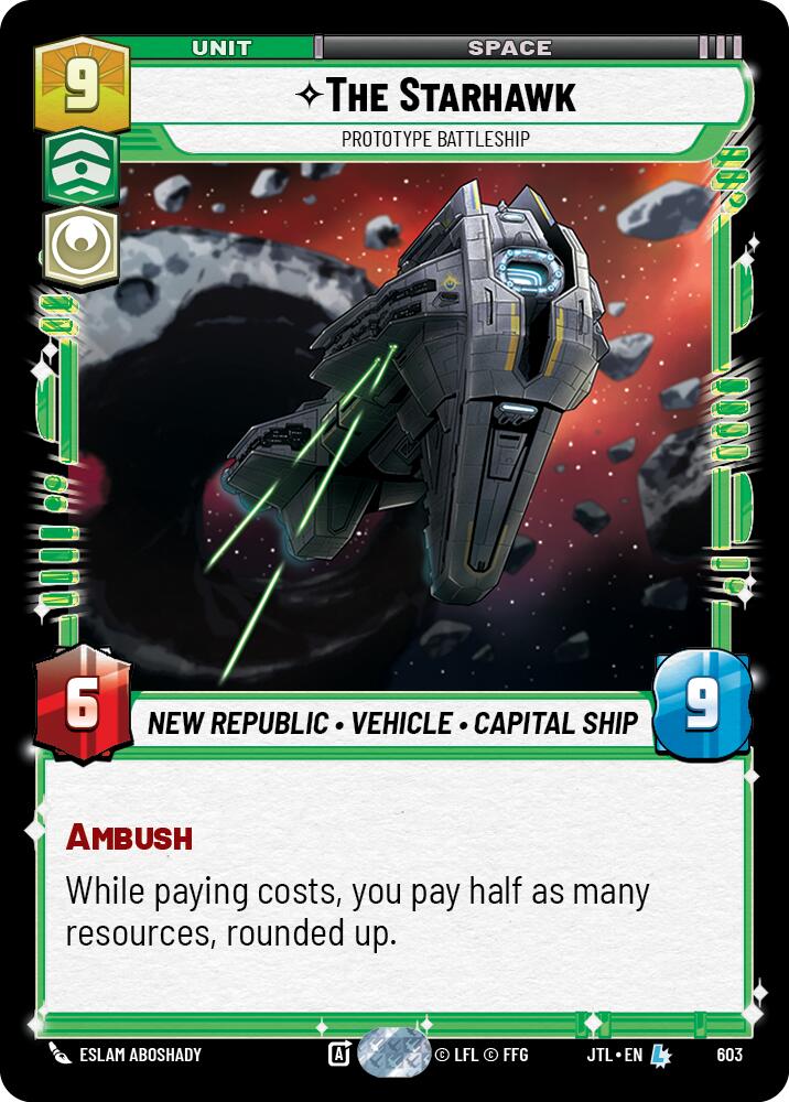 The Starhawk - Prototype Battleship (603) (603) [Jump to Lightspeed] | Jomio and Rueliete's Cards and Comics