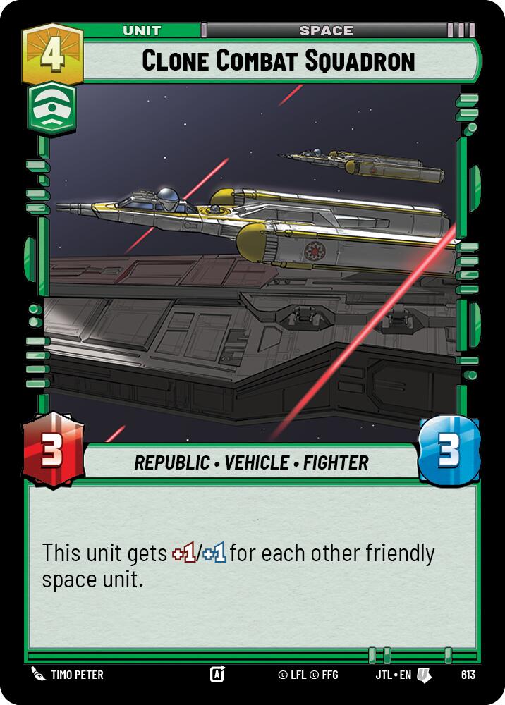 Clone Combat Squadron (613) (613) [Jump to Lightspeed] | Jomio and Rueliete's Cards and Comics