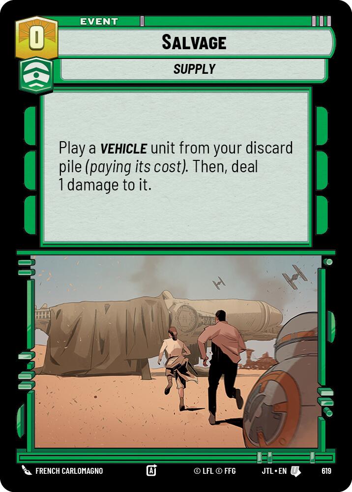 Salvage (619) (619) [Jump to Lightspeed] | Jomio and Rueliete's Cards and Comics