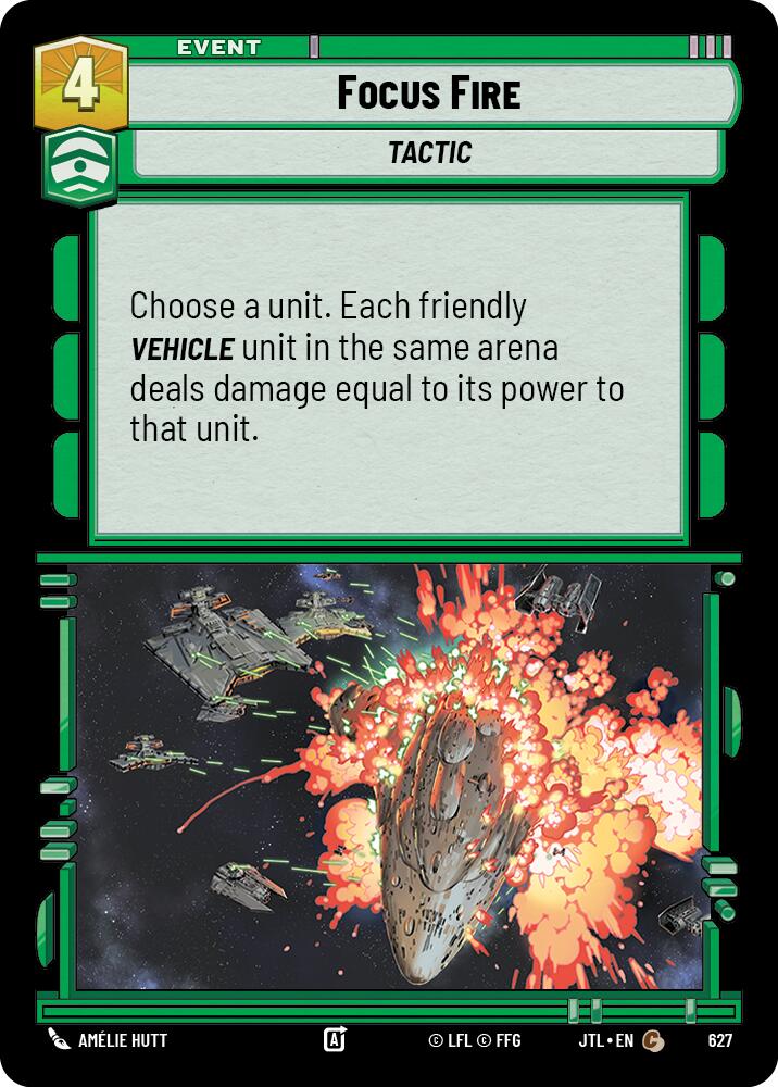Focus Fire (627) (627) [Jump to Lightspeed] | Jomio and Rueliete's Cards and Comics