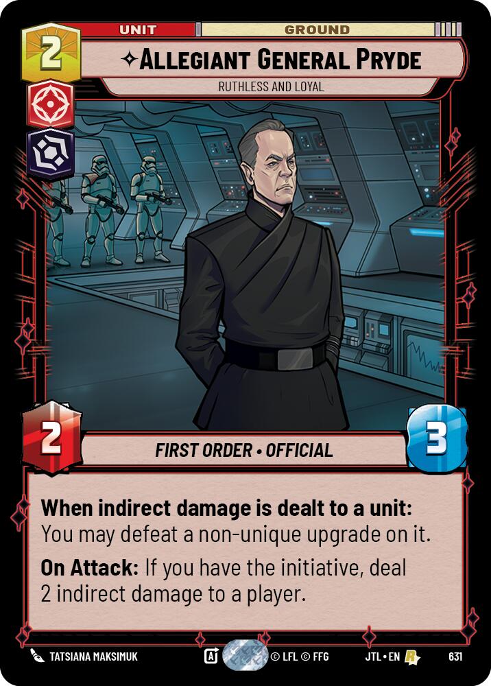 Allegiant General Pryde - Ruthless and Loyal (631) (631) [Jump to Lightspeed] | Jomio and Rueliete's Cards and Comics