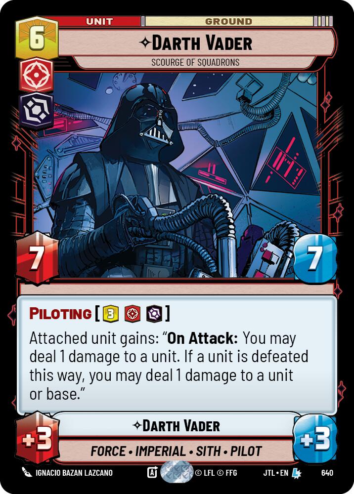 Darth Vader - Scourge of Squadrons (640) (640) [Jump to Lightspeed] | Jomio and Rueliete's Cards and Comics