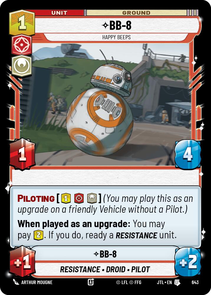 BB-8 - Happy Beeps (643) (643) [Jump to Lightspeed] | Jomio and Rueliete's Cards and Comics
