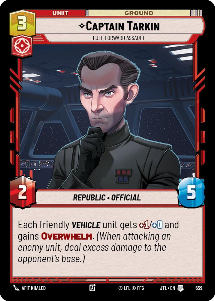 Captain Tarkin - Full Forward Assault (659) (659) [Jump to Lightspeed] | Jomio and Rueliete's Cards and Comics
