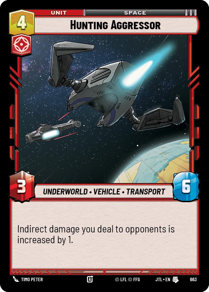 Hunting Aggressor (663) (663) [Jump to Lightspeed] | Jomio and Rueliete's Cards and Comics