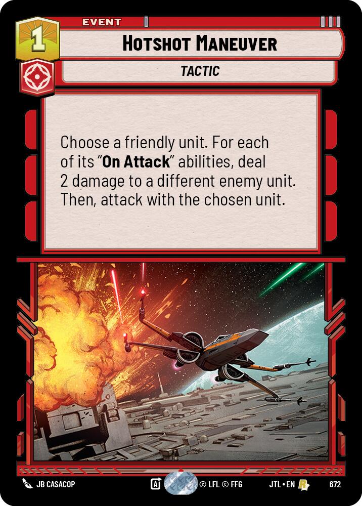 Hotshot Maneuver (672) (672) [Jump to Lightspeed] | Jomio and Rueliete's Cards and Comics