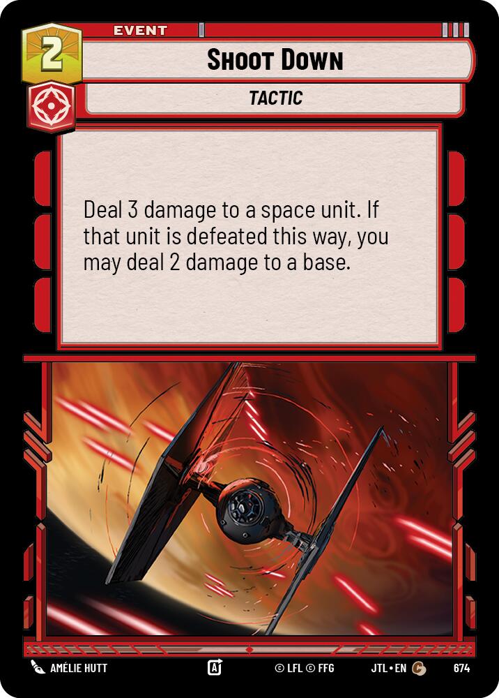 Shoot Down (674) (674) [Jump to Lightspeed] | Jomio and Rueliete's Cards and Comics