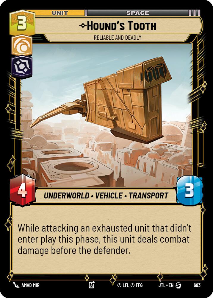 Hound's Tooth - Reliable and Deadly (683) (683) [Jump to Lightspeed] | Jomio and Rueliete's Cards and Comics