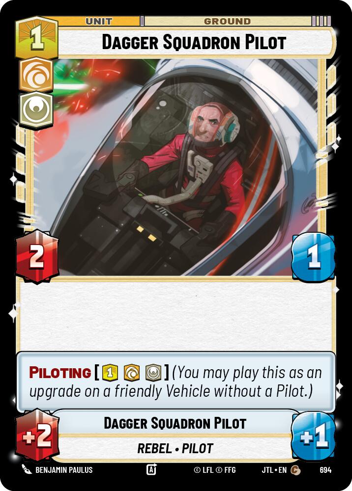 Dagger Squadron Pilot (694) (694) [Jump to Lightspeed] | Jomio and Rueliete's Cards and Comics