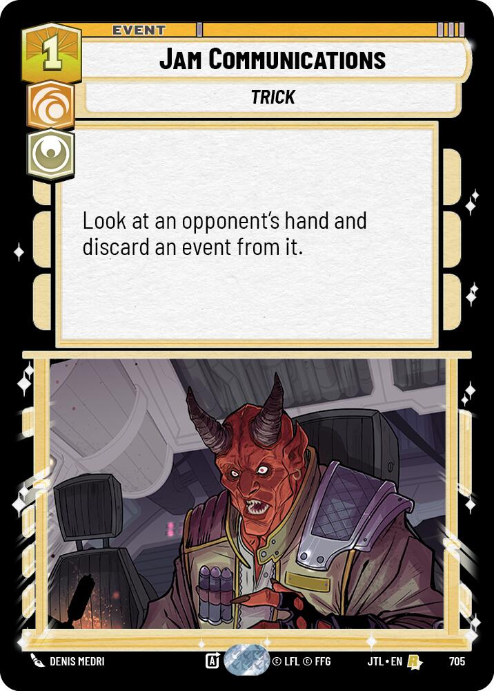Jam Communications (705) (705) [Jump to Lightspeed] | Jomio and Rueliete's Cards and Comics
