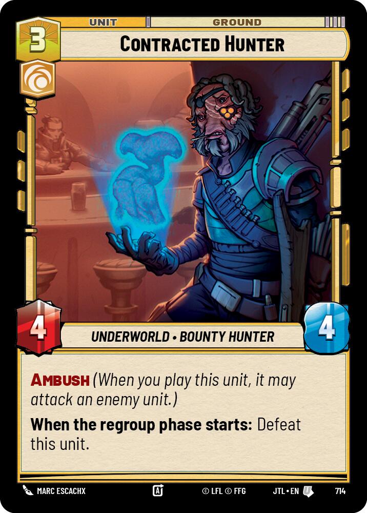 Contracted Hunter (714) (714) [Jump to Lightspeed] | Jomio and Rueliete's Cards and Comics