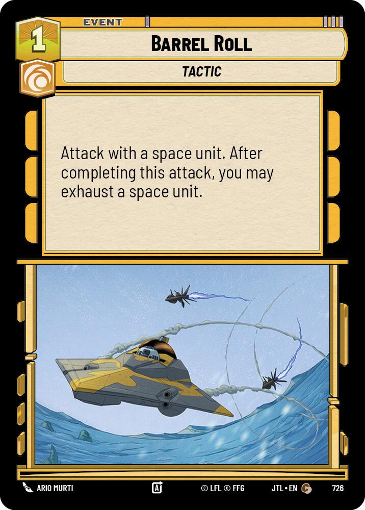 Barrel Roll (726) (726) [Jump to Lightspeed] | Jomio and Rueliete's Cards and Comics