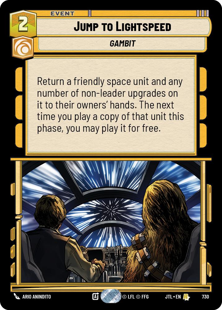 Jump to Lightspeed (730) (730) [Jump to Lightspeed] | Jomio and Rueliete's Cards and Comics