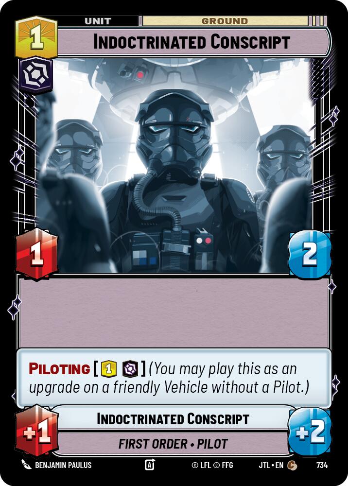 Indoctrinated Conscript (734) (734) [Jump to Lightspeed] | Jomio and Rueliete's Cards and Comics