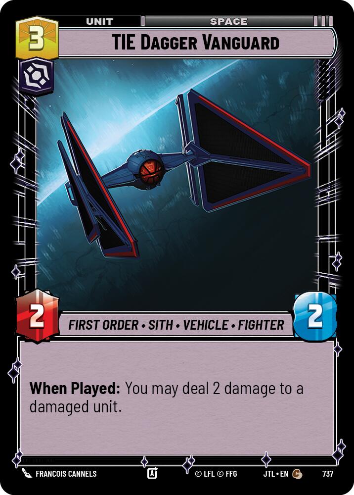 TIE Dagger Vanguard (737) (737) [Jump to Lightspeed] | Jomio and Rueliete's Cards and Comics