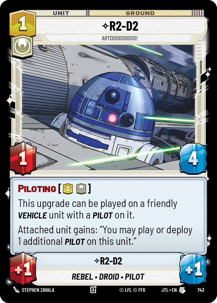 R2-D2 - Artooooooooo! (743) (743) [Jump to Lightspeed] | Jomio and Rueliete's Cards and Comics