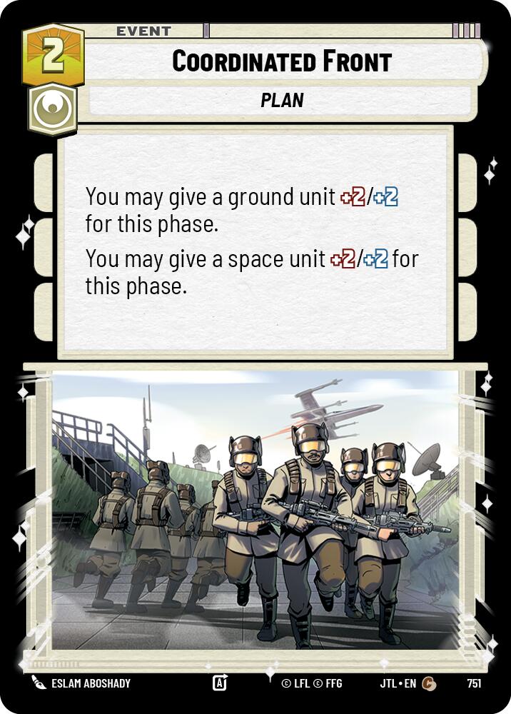 Coordinated Front (751) (751) [Jump to Lightspeed] | Jomio and Rueliete's Cards and Comics