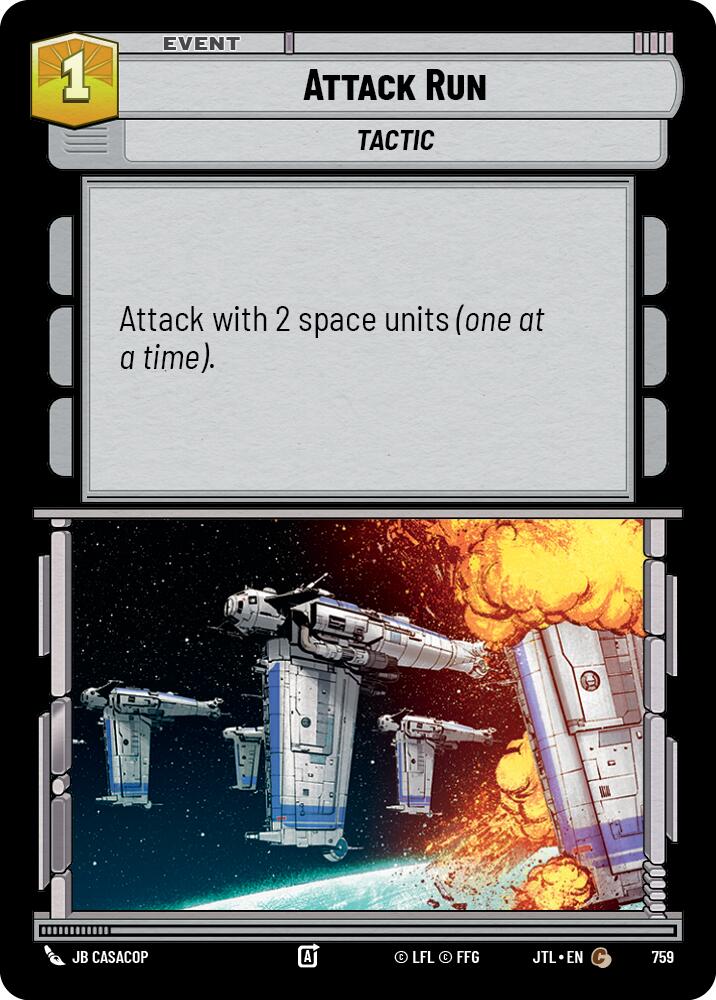 Attack Run (759) (759) [Jump to Lightspeed] | Jomio and Rueliete's Cards and Comics