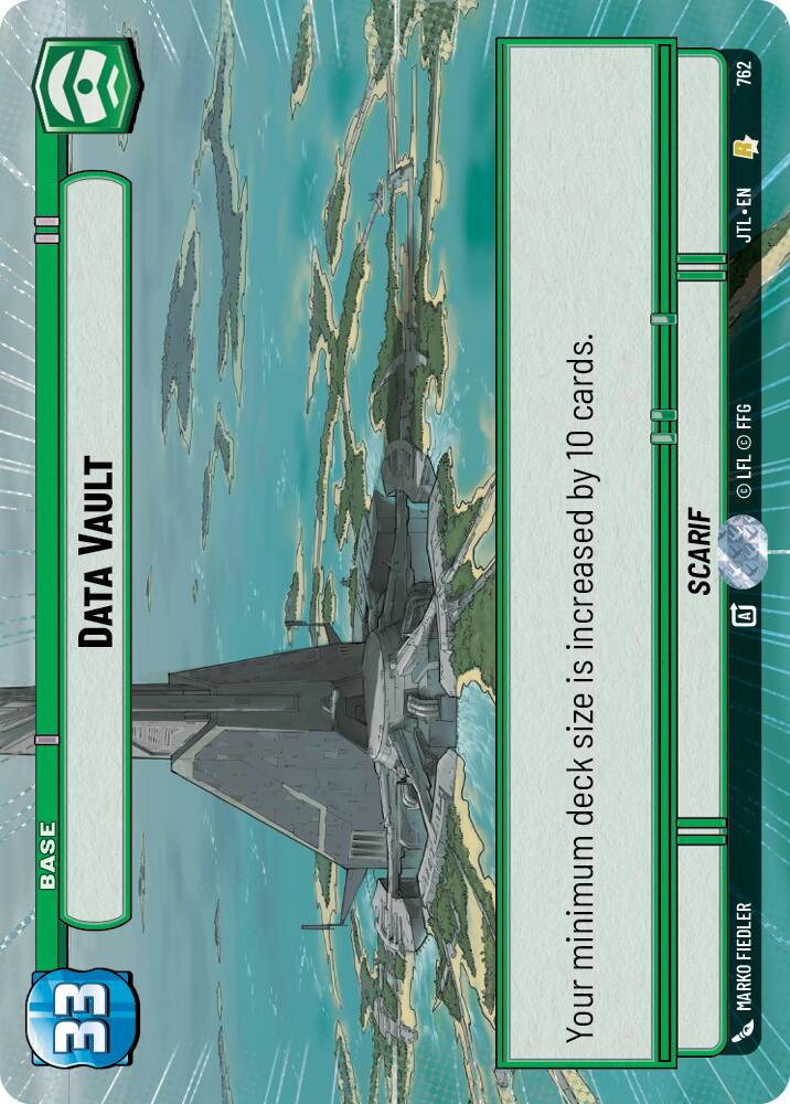 Data Vault (762) (Hyperspace Foil) (762) [Jump to Lightspeed] | Jomio and Rueliete's Cards and Comics