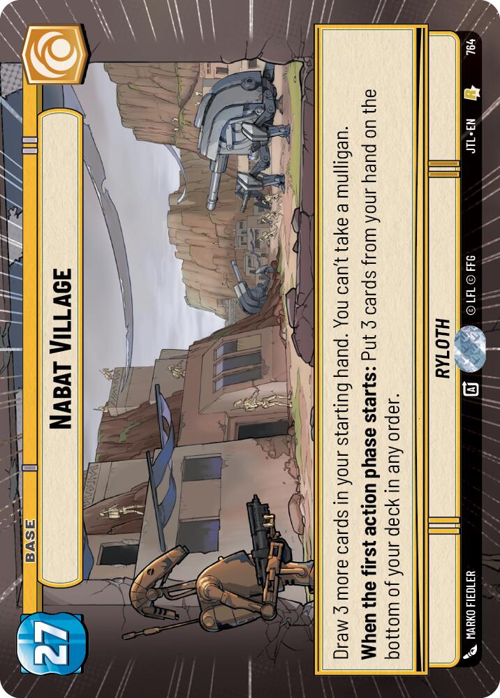 Nabat Village (764) (Hyperspace Foil) (764) [Jump to Lightspeed] | Jomio and Rueliete's Cards and Comics