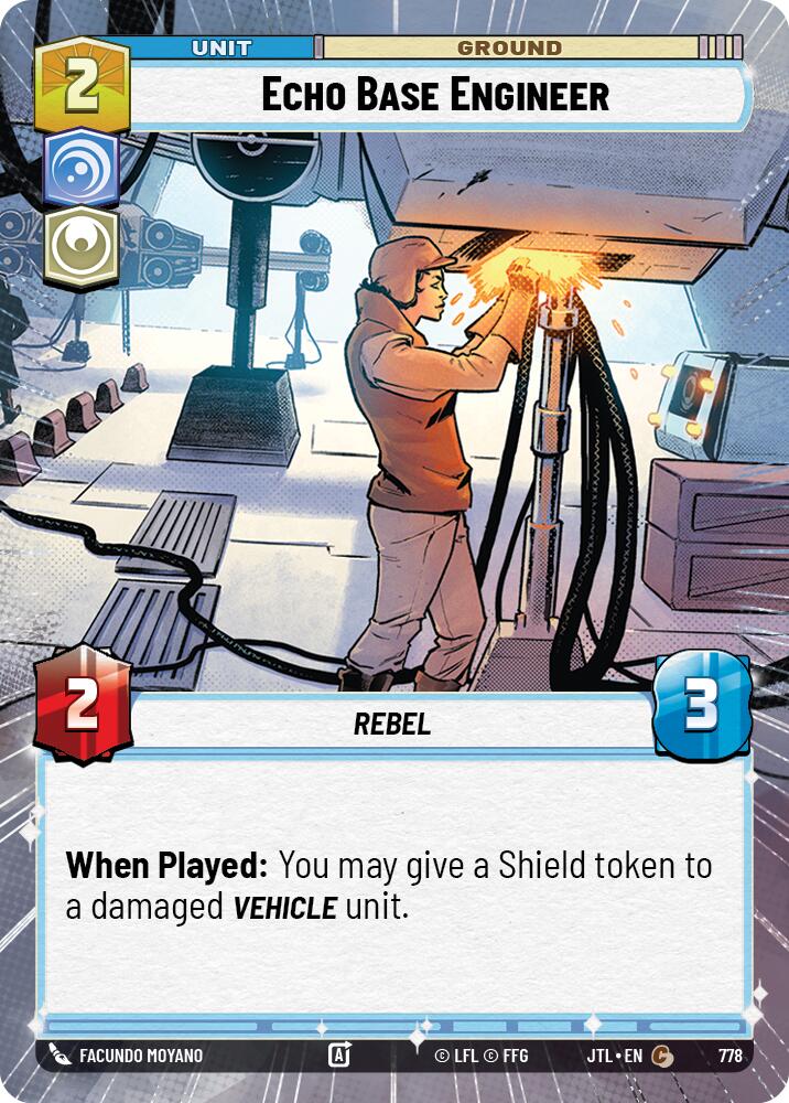 Echo Base Engineer (778) (Hyperspace Foil) (778) [Jump to Lightspeed] | Jomio and Rueliete's Cards and Comics