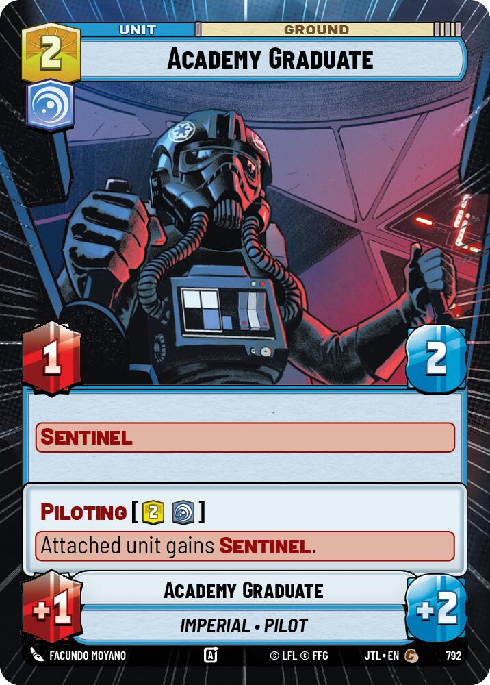 Academy Graduate (792) (Hyperspace Foil) (792) [Jump to Lightspeed] | Jomio and Rueliete's Cards and Comics
