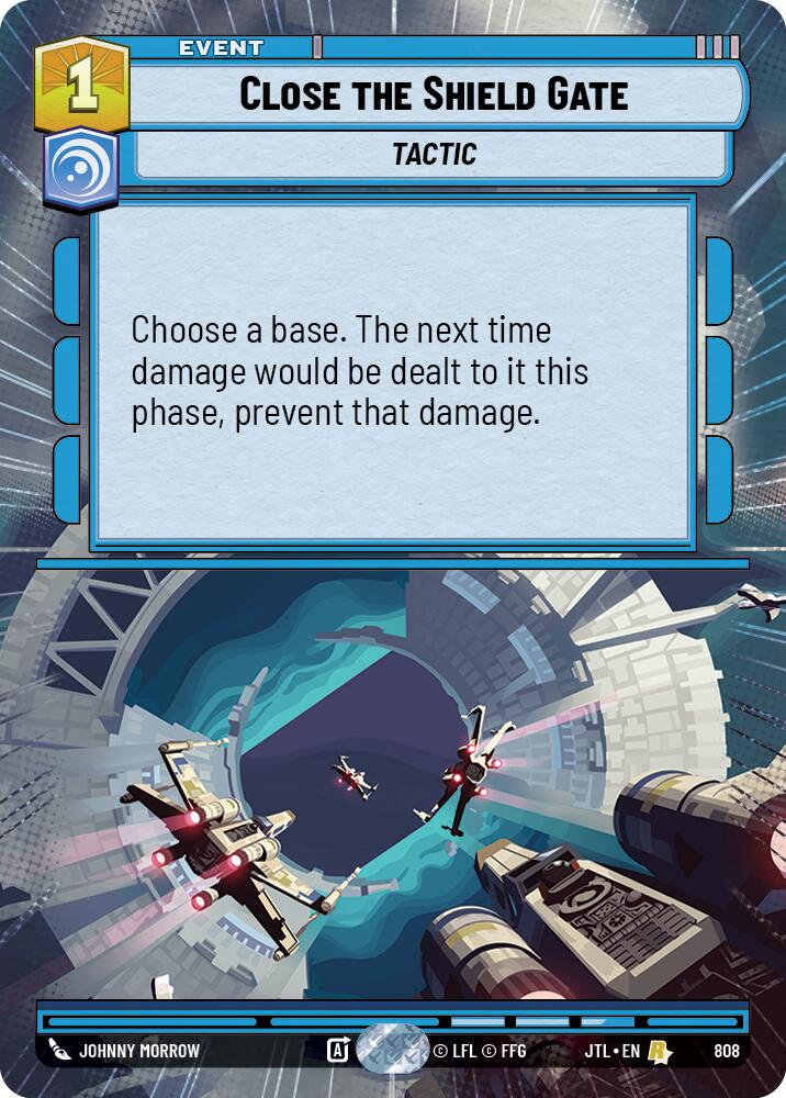 Close the Shield Gate (808) (Hyperspace Foil) (808) [Jump to Lightspeed] | Jomio and Rueliete's Cards and Comics